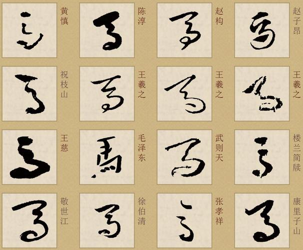 马字草书怎么写