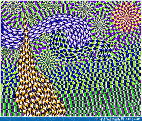 科学家果断把这种效果运用到了艺术领域,来看看视错觉版梵高的《星空