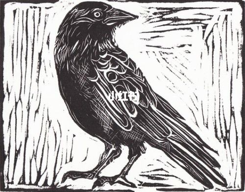 版画作品分享 ——动物系列_版画_人文_绘画