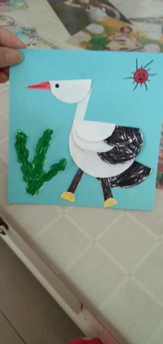 手工制作——大白鹅