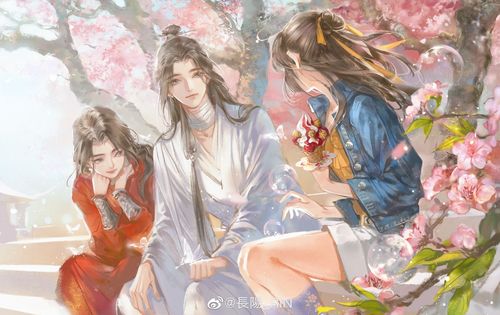 天官赐福花城谢怜和墨香.画师【长阳】 - 堆糖,美图壁纸兴趣社区