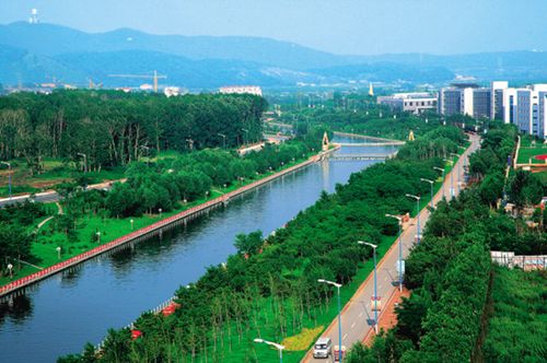 沈北新区蒲河新城蒲河两岸风光