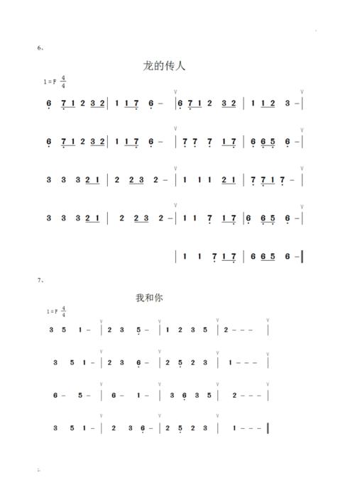 儿童乐器演奏学习初级简谱曲目15首