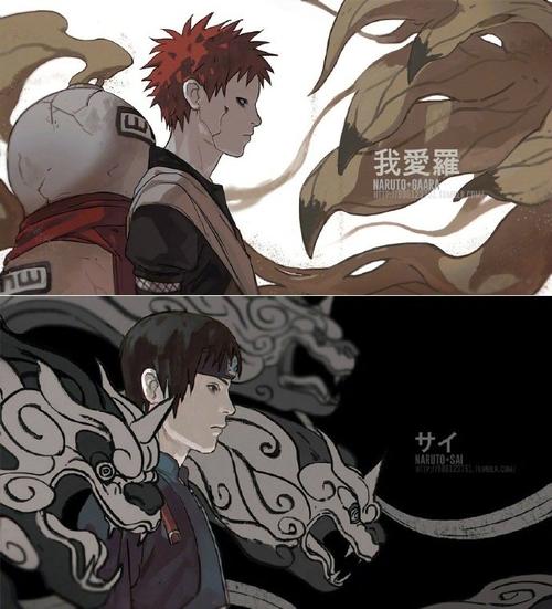 火影忍者众人侧颜杀被小樱的魅惑妆容吸引陷于我爱罗的颜值