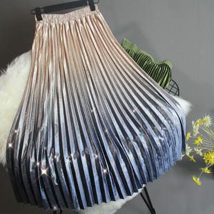 风琴褶裙子