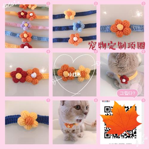 猫咪宠物钩织围脖项圈_宠物_项圈_围巾_猫咪_奶茶_冬天去哪玩_我家
