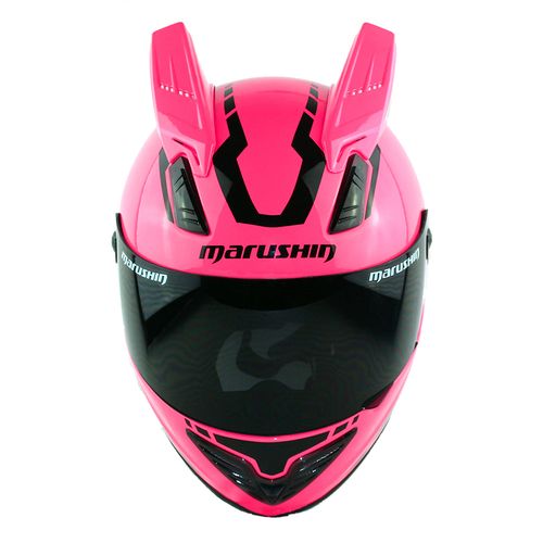 6期免息 包邮马鲁申摩托车头盔marushin999rs犄角专业赛车头盔商品