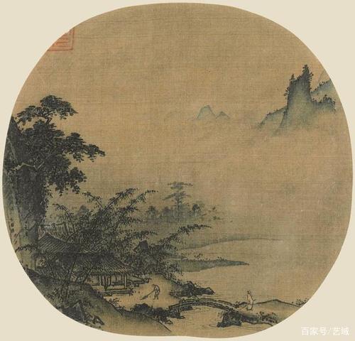 湖畔幽居图 南宋 夏圭