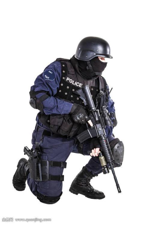 特警彩色简笔画