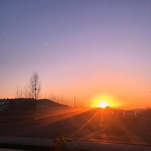 冬日早晨的阳光