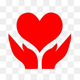 爱心手矢量图片大全
