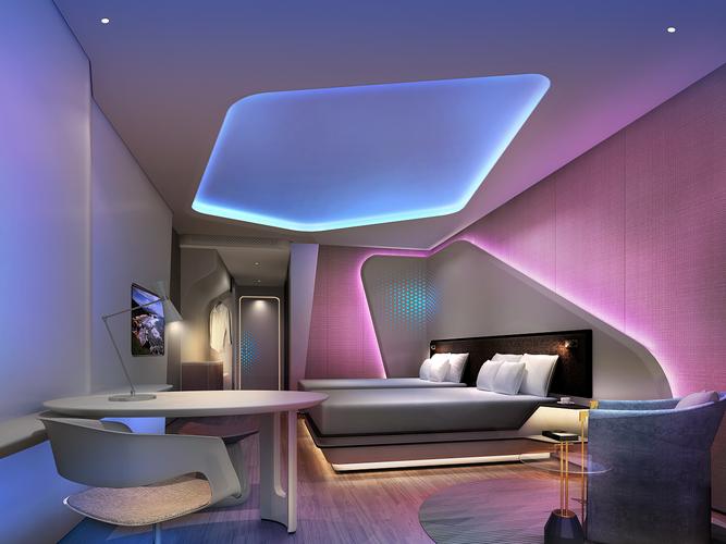 太空式酒店灯光设计——阿里未来酒店 - 原创作品