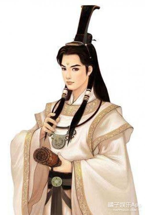 网上搜宋玉的话,首先出来的就是下面这幅画,手拿书卷的帅气才子.