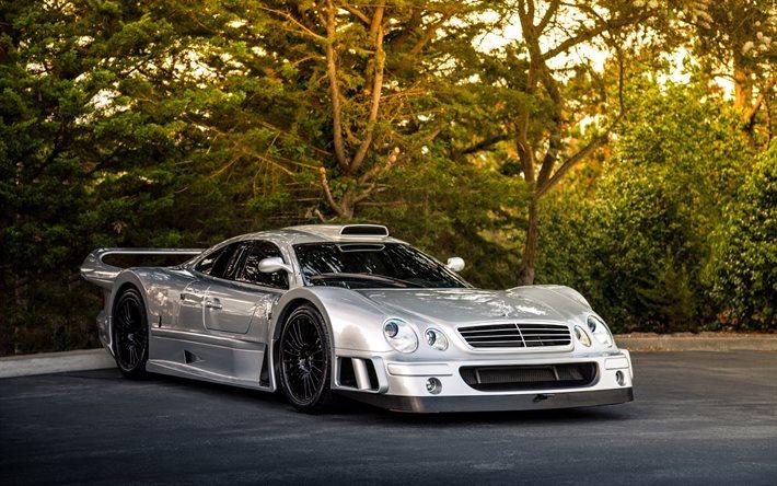 download wallpapers mercedes-benz clk gtr, amg, retro sports car