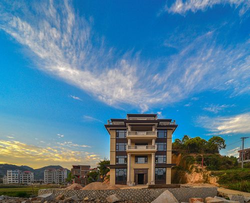 安溪县长坑乡华美村一角