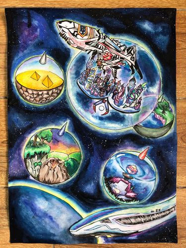 科幻绘画伴我成长