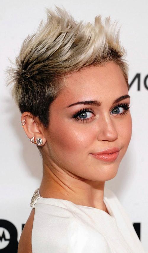 short hairstyles for round faces cropped hair