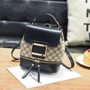 女士包包2018新款一件双肩小包女港风斜挎包复古欧美少女心时尚包