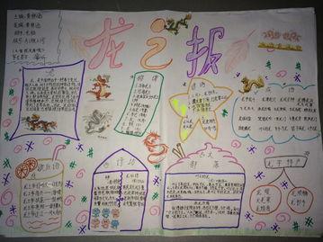 关于成语结龙的手抄报 关于龙的手抄报