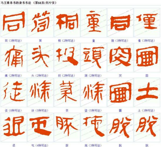 师古不泥——马王堆隶书艺术集成册页,浩歌于戊戌夏月截图百度