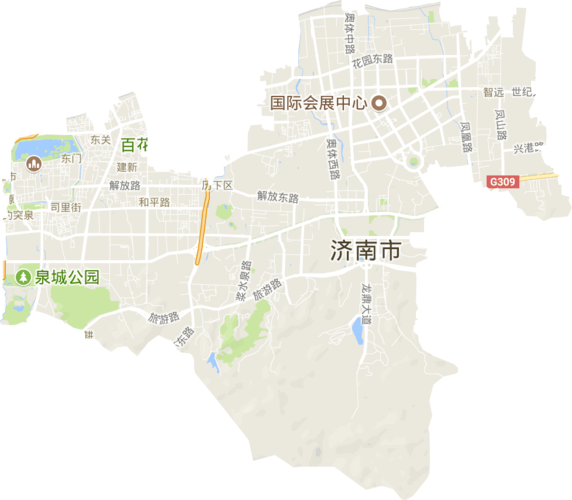 首页 中国 山东省 济南市 历下区  历下区行政区域简介