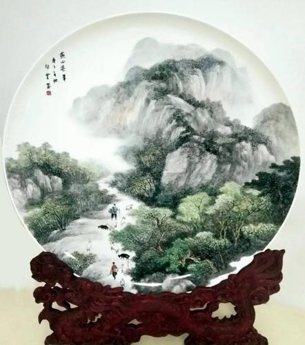 【名家微展】陶瓷上的绿水青山 ——陶瓷大师山水作品