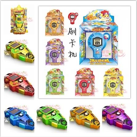正版玩具㊣洛克王国大冒险 皇者争霸 斗龙战士2决斗刷卡机 游戏机