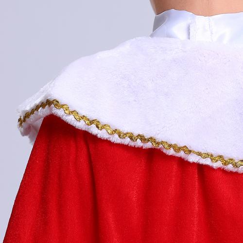 圣诞节儿童服装男童披风表演演出服国王王子cosplay魔法礼服