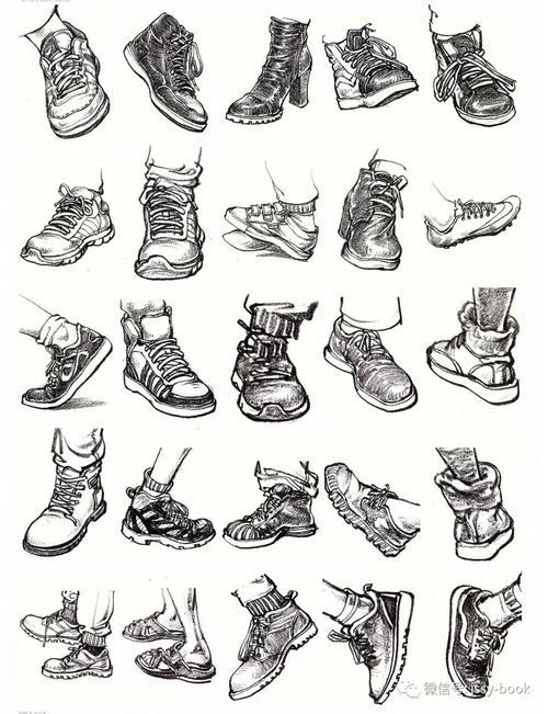 速写【鞋子画法】