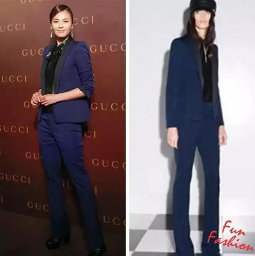 刘涛身着gucci2014早秋系列 真是活脱脱的一副女强人的感觉 ▼