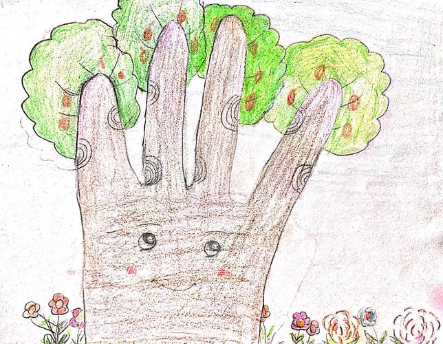 美术课—图形-联想-创意(3)关于"手"的联想创意