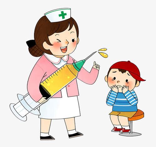 卡通手绘,手绘手脚,装饰,护士,棒球帽,针管