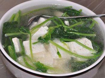 菠菜豆腐汤