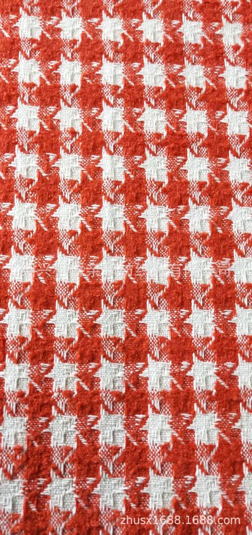 毛圈千鸟格,秋冬毛呢梭织时装面料.特种纱线料