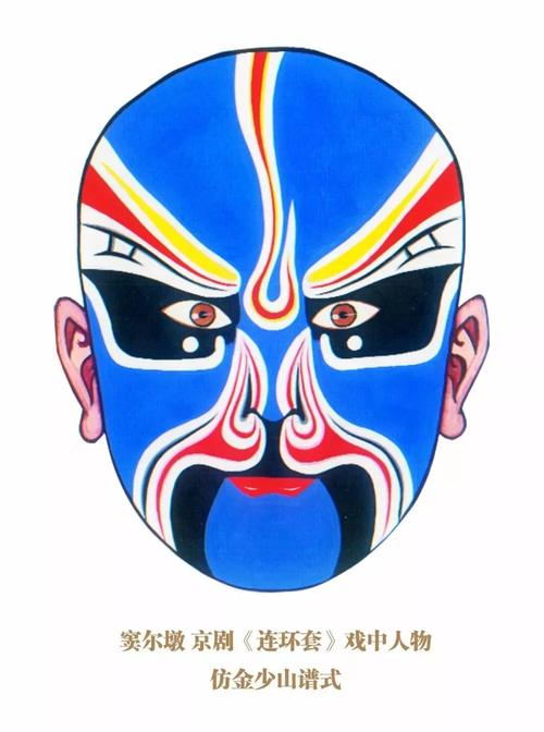 京剧流派脸谱之窦尔墩