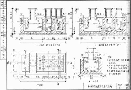 华北六省市联合编著s系列图集 12s8化粪池图集247页
