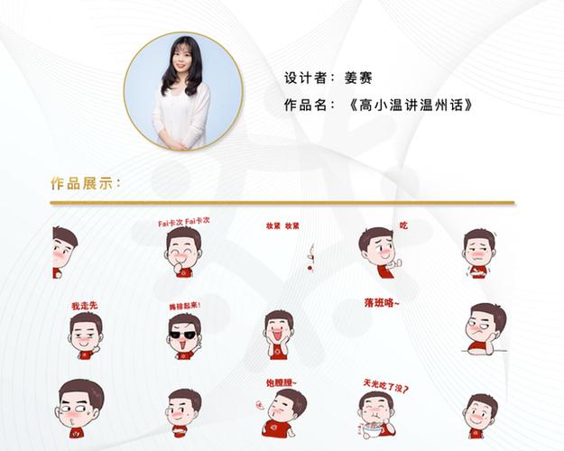 魔性温州|首届魔性温州话表情包大赛圆满落幕!设计师姜赛获得冠军!