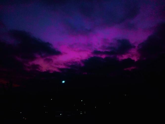 紫色心情紫色天空