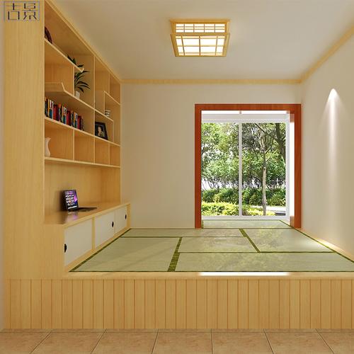日式榻榻米定制整体卧室实木地台衣柜床儿童房间推拉移门设计组合
