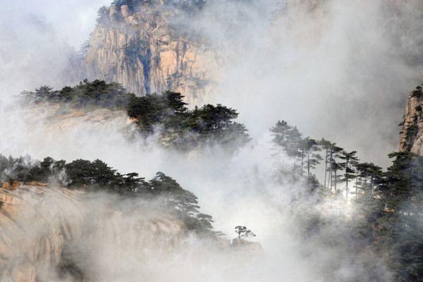 水墨黄山