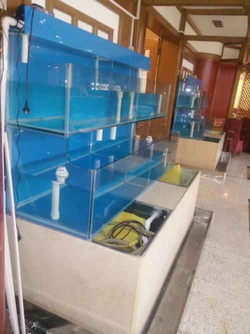 东莞望牛墩定制海鲜玻璃缸,东莞两组制冷海鲜池