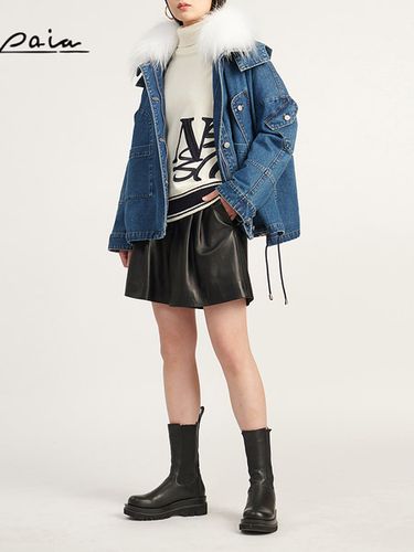 恩派雅女装品牌2020秋冬经典复古格纹束腰英伦风外套