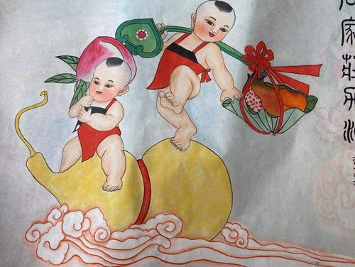 手绘年画迎新春 "牛"转乾坤好运来