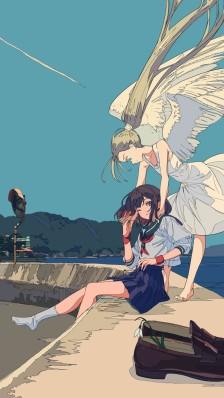 日系可爱少女动漫手机壁纸-堆糖,美好生活研究所