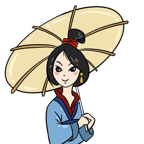 花木兰简笔画画画步骤简单易画