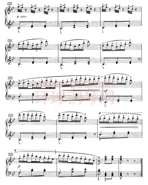 车尔尼849钢琴流畅练习曲-19钢琴谱-车尔尼车尔尼849
