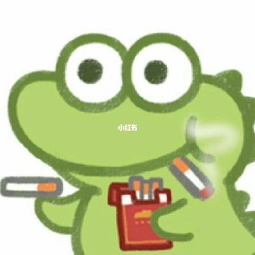 95绿色小鳄鱼头像-团头95