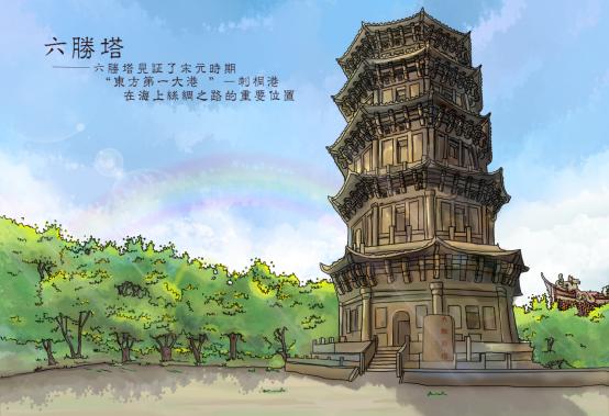 这位石狮人手绘泉州22个世界文化遗产点并做成