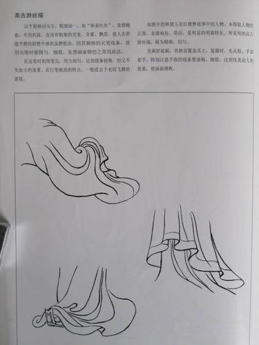 中国画,十八描图解