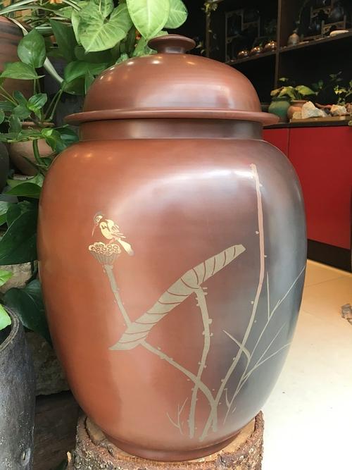 建水紫陶茶叶缸,水缸,米缸.